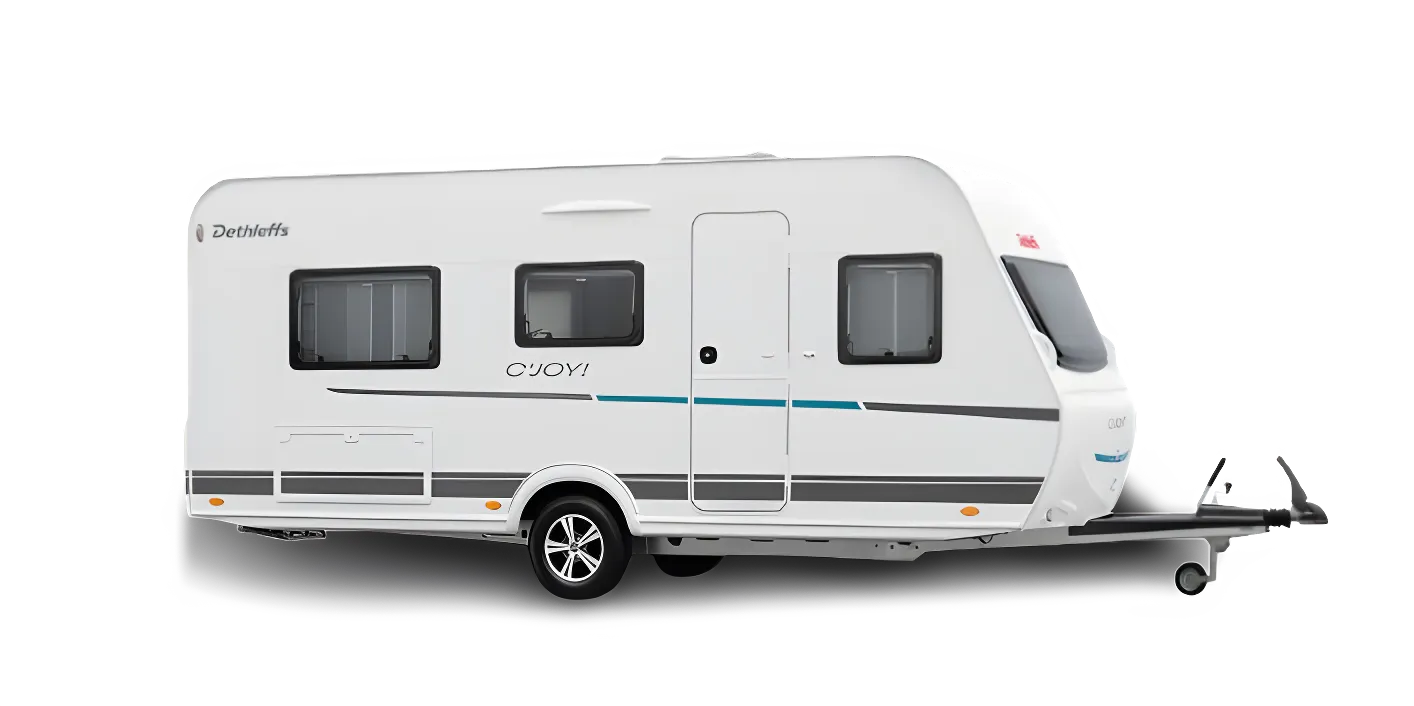 De Dethleffs c'joy caravan